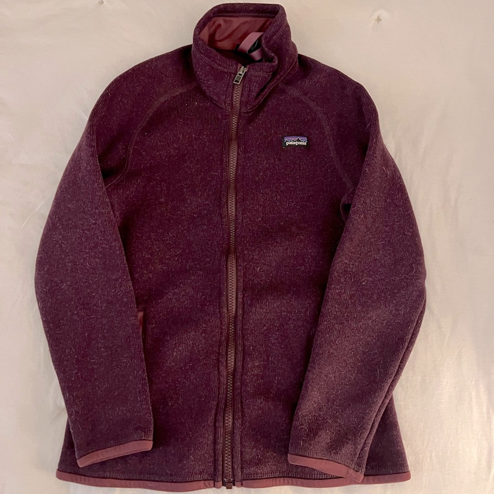 Patagonia girls fleece full zip